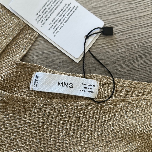 Mango metallic sweater size medium - Picture 2 of 8